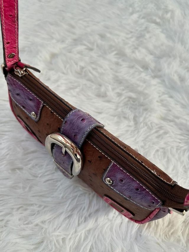 Borsa Guess Vintage in Pelle Struzzo Colori Unica