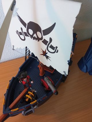 Lote barco pirata Playmobil