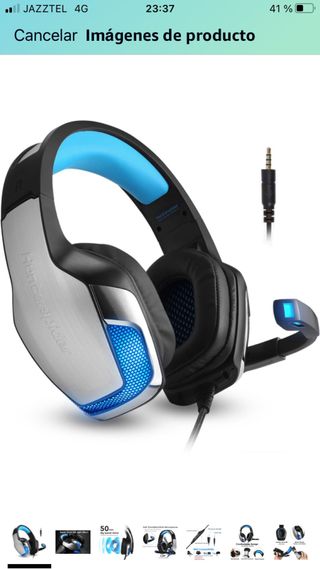 Cascos Auriculares Gaming para PS4/PS5/XboxOne/PC