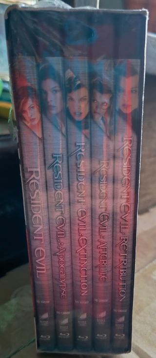 Cofanetto Resident Evil Collection 5 film blu ray 
