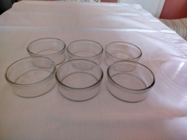 Tarros para natillas, recipiente para postres