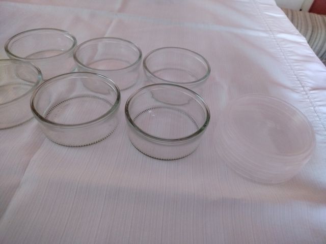 Tarros para natillas, recipiente para postres