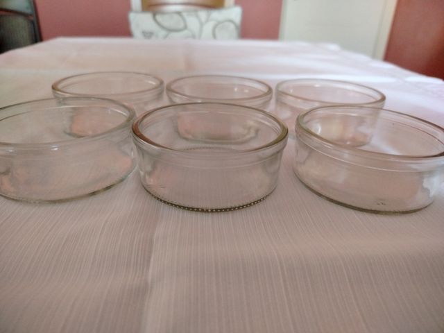 Tarros para natillas, recipiente para postres