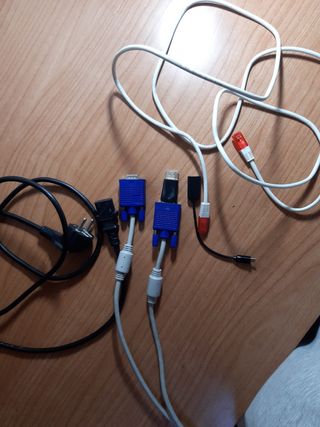 ADAPTADOR HDMI a VGA,RJ45 Y CABLE DE ALIMENTACIÓN