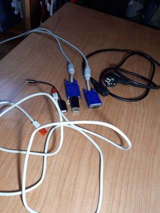 ADAPTADOR HDMI a VGA,RJ45 Y CABLE DE ALIMENTACIÓN