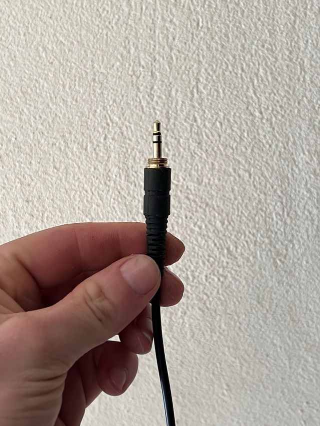 Trípode para microfono con auricuales