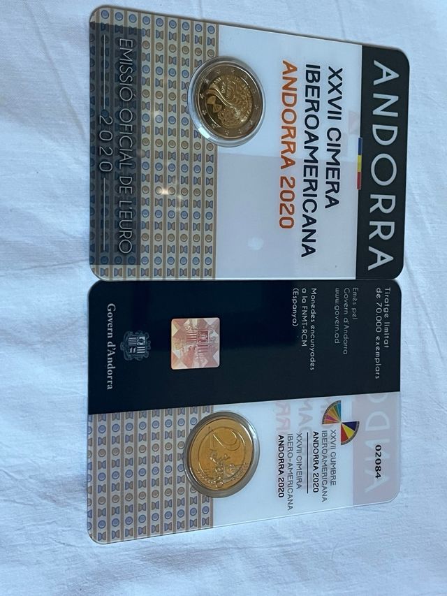 2 EUROS ANDORRA 2020 CUMBRE IBEROAMERICAMA