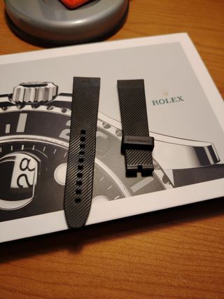 Correa breitling en caucho original. 