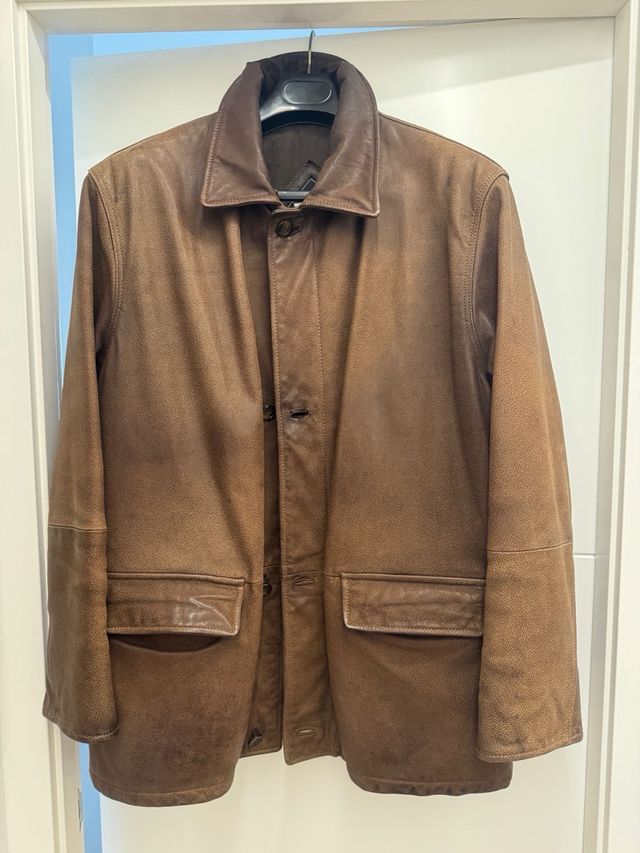 Chaqueta de piel hombre