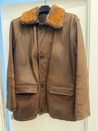 Chaqueta de piel hombre
