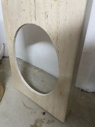 Encimera mármol travertino