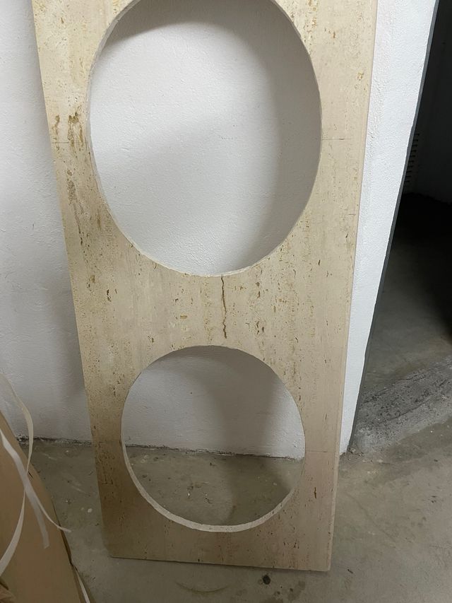 Encimera mármol travertino