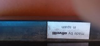 Maquina de escribir Olivetti