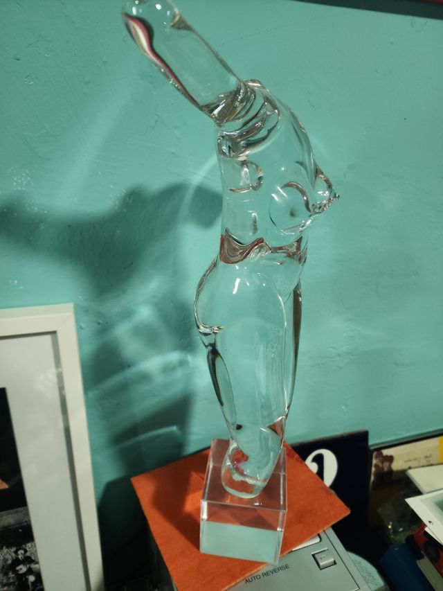 FIGURA EROTICA CRISTAL MURANO 70s
