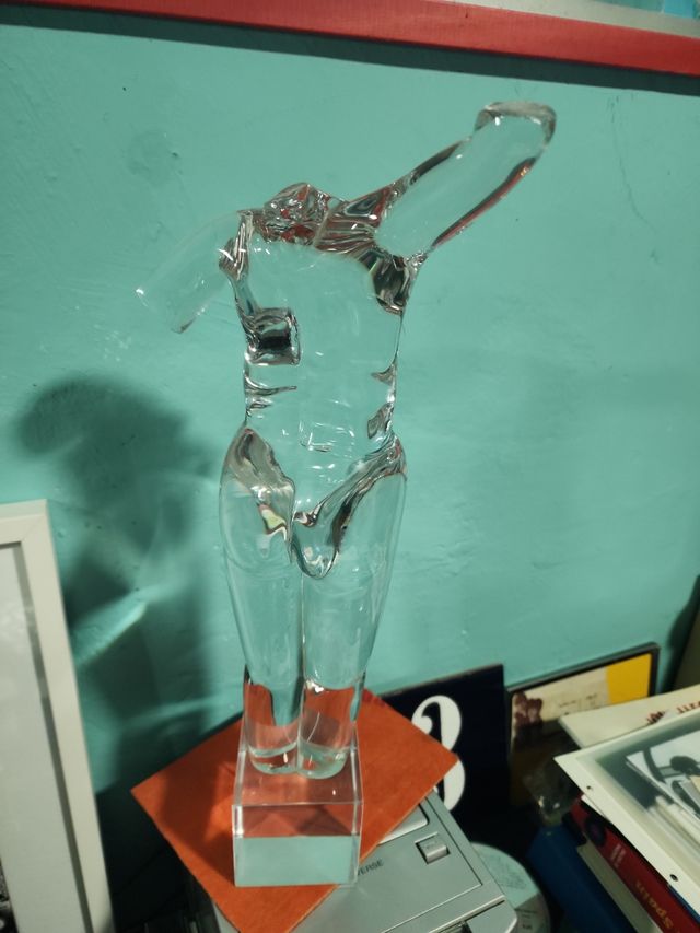 FIGURA EROTICA CRISTAL MURANO 70s
