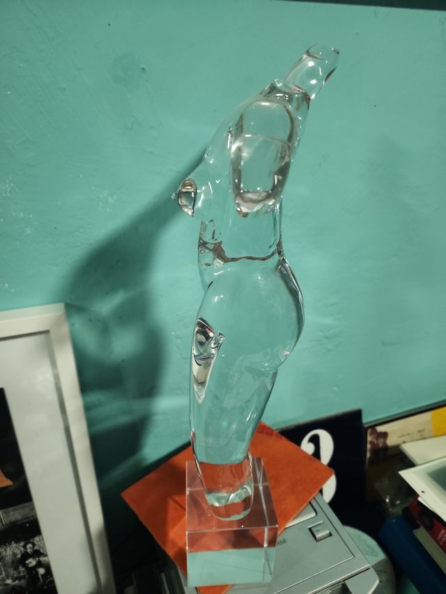 FIGURA EROTICA CRISTAL MURANO 70s