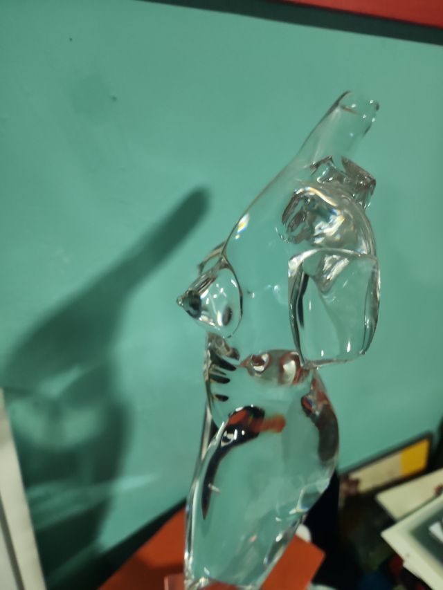 FIGURA EROTICA CRISTAL MURANO 70s