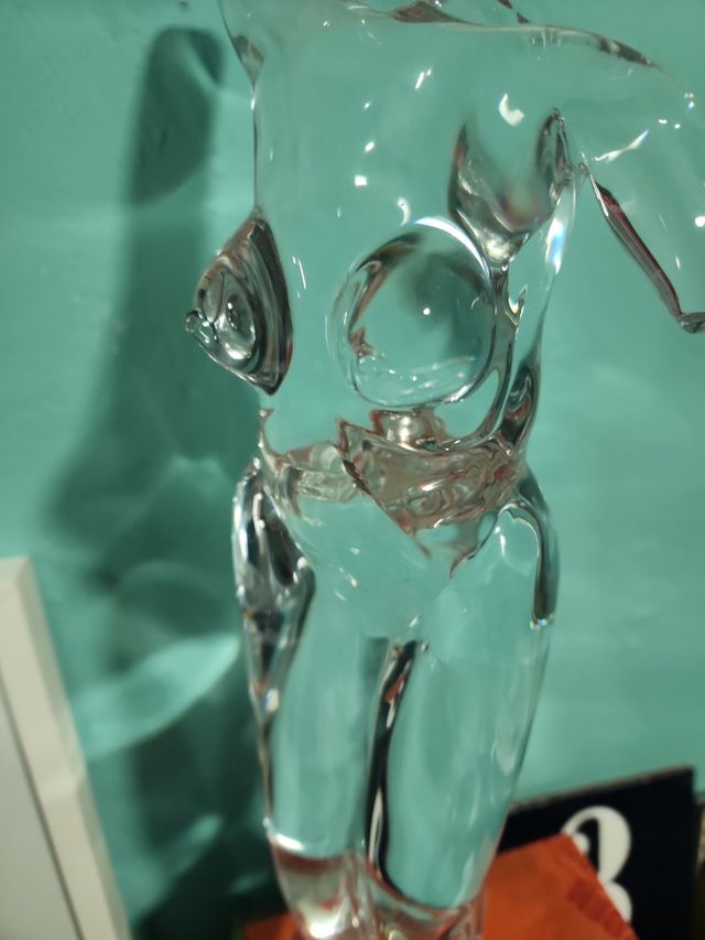 FIGURA EROTICA CRISTAL MURANO 70s