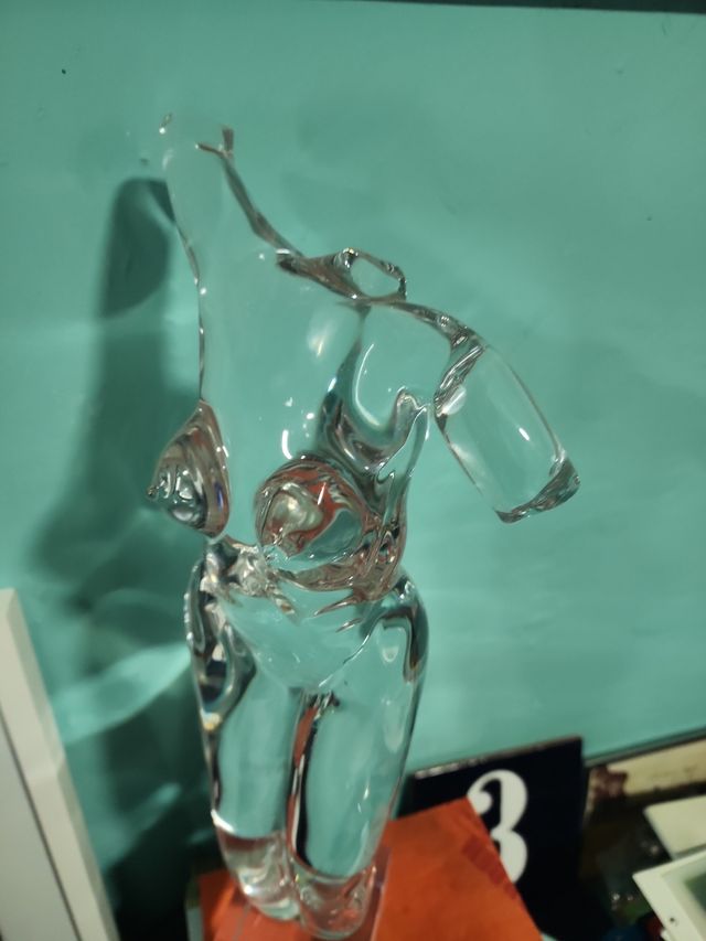 FIGURA EROTICA CRISTAL MURANO 70s
