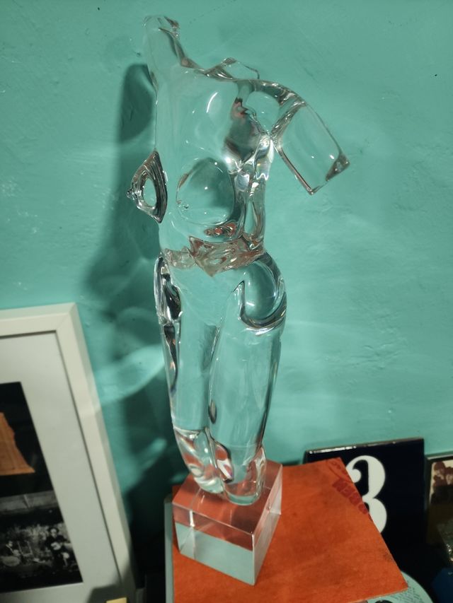 FIGURA EROTICA CRISTAL MURANO 70s