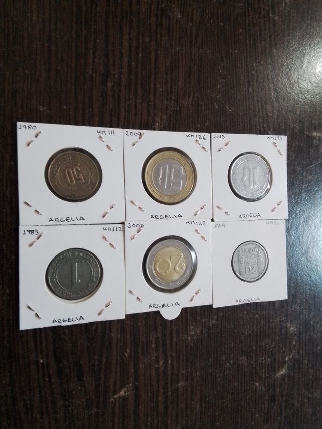Monedas de Argelia