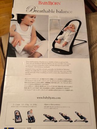 Hamaca Babybjorn y juguete
