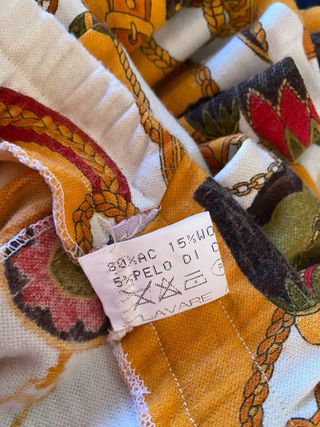 Gonna sartoriale a pieghe vintage