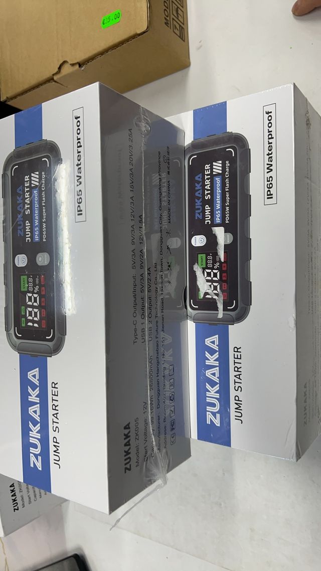 ZUKAKA 6000A Arrancador de Coches, 26800mAh Arranc