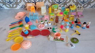 Un sacco di vecchi giocattoli