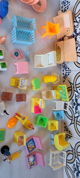 Un sacco di vecchi giocattoli