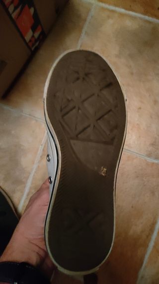 Converse verdes 37 y grises 36.5