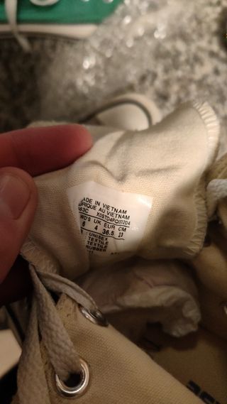 Converse verdes 37 y grises 36.5