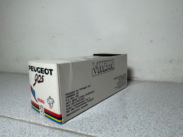Peugeot 905 Lemans caja original 1:43