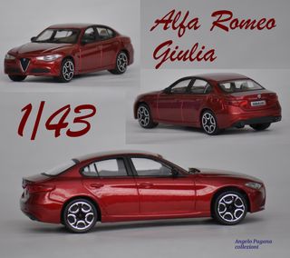 modellino auto 1:43 alfa romeo giulia modellini