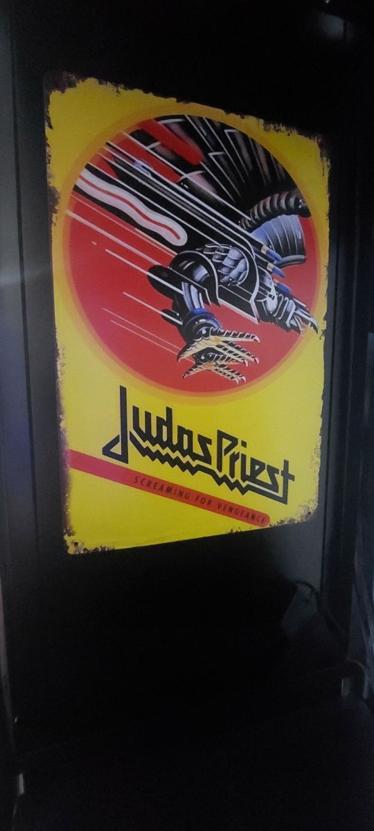 JUDAS PRIEST - PLACA de hojalata 20x30 cm