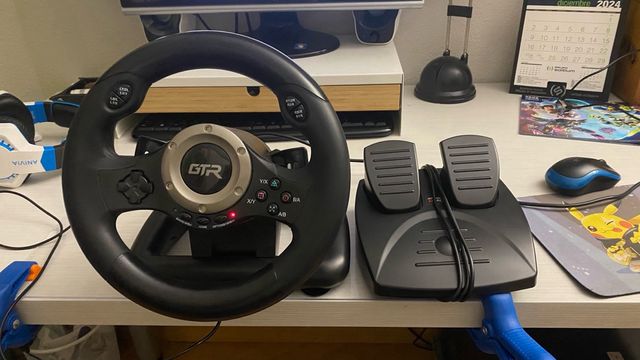 Volante PS4 Jinshu GTR nuevo,compatible con PS4/PC
