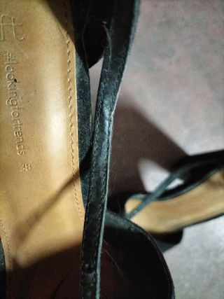 Zapatos negros tacon