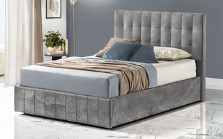Cama capitone con canape seminueva terciopelo