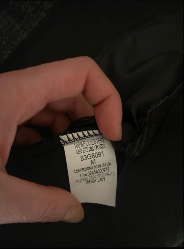 Cappottino donna neoprene tg.M nuovo