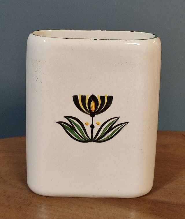 Vaso vintage ceramica Etruria Perugia Italia Alto