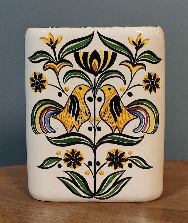 Vaso vintage ceramica Etruria Perugia Italia Alto