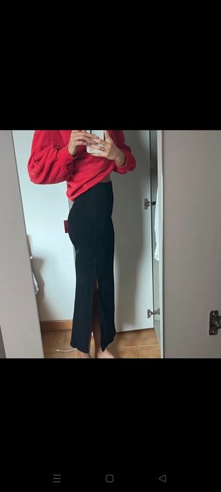 Gonna lunga nera taglia S