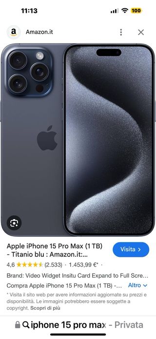 Iphone 15 pro max 1 tb