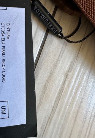 cintura cuoio