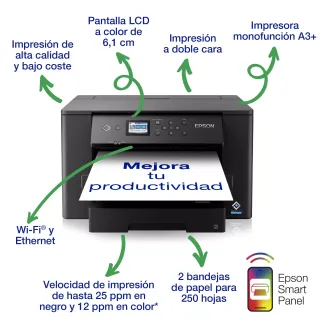 Impresora Epson WorkForce WF-7310. A3+ bandeja x2
