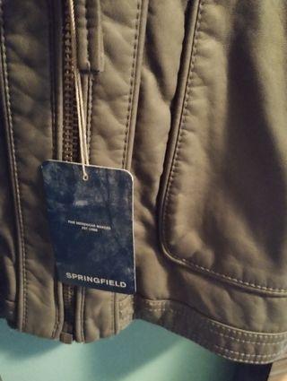 Vendo chaqueta piel nueva Springfield