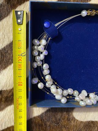 Collier Silvergold Natural Bio Pearls