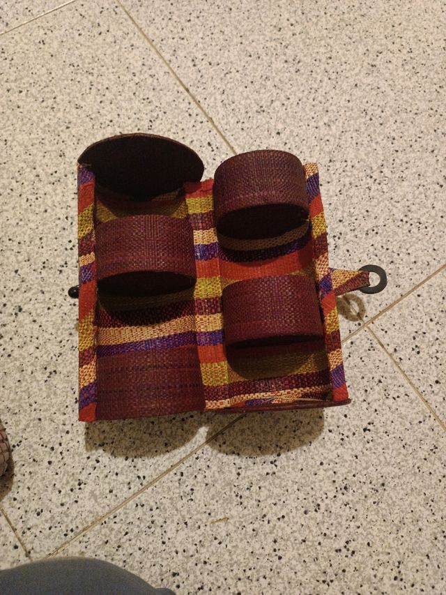 Joyero de mimbre 2 posiciones