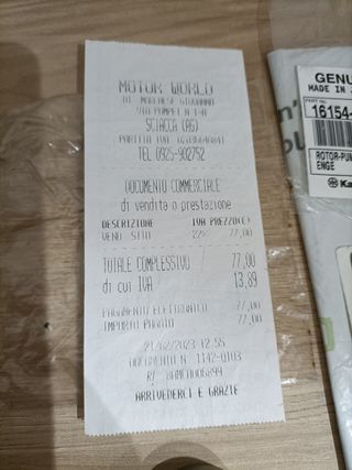 ROTORE POMPA OLIO KAWASAKI KXF ANNO 2009