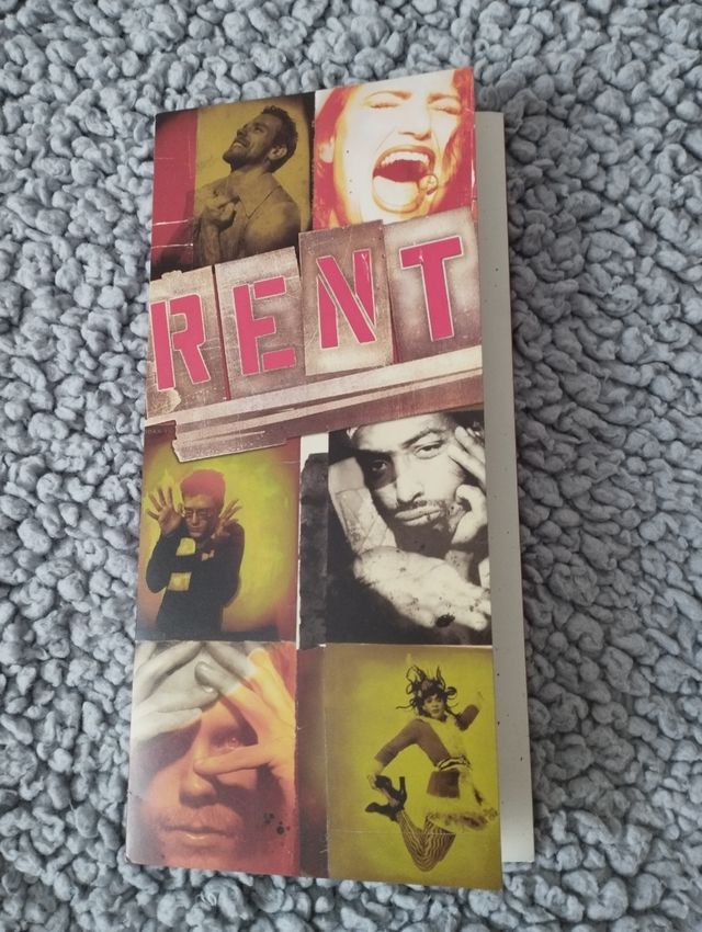 RENT, sobre para tickets del musical
